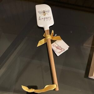 Primitives by Kathy Bee Design Spatula with Yellow Ribbon